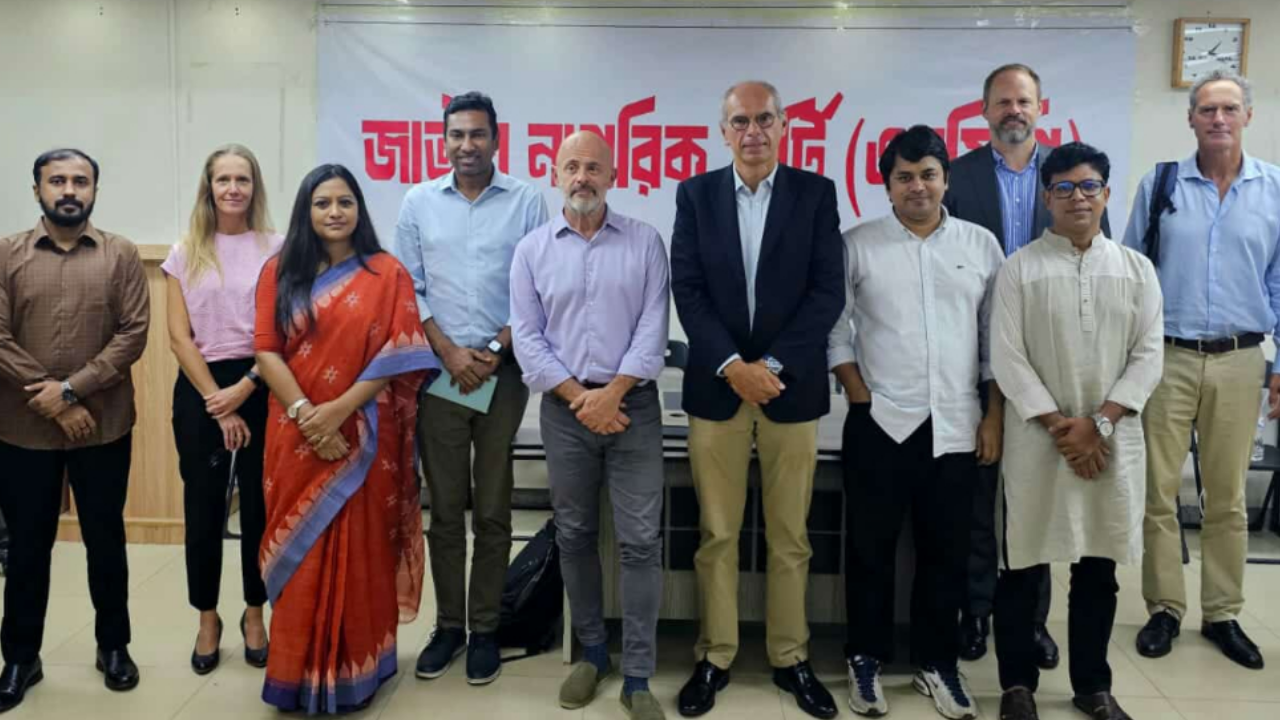 ইউরোপিয়ান ইউনিয়নের প্রতিনিধি দলের সঙ্গে এনসিপির আলোচনা